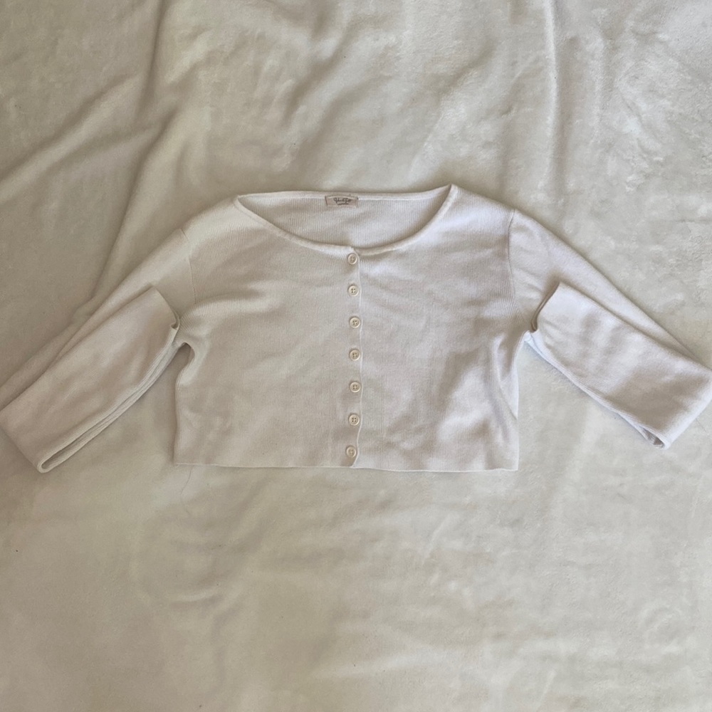 White Crop Top John Gait